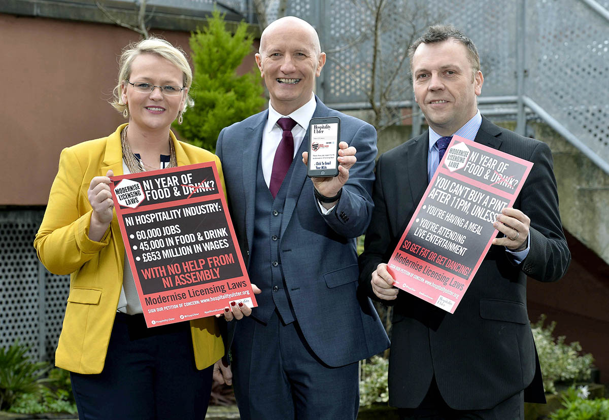 Hospitality Ulster launches campaign to force Assembly to modernise outdated liquor licensing laws