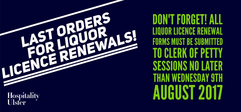 LAST ORDERS for Liquor Licence Renewals
