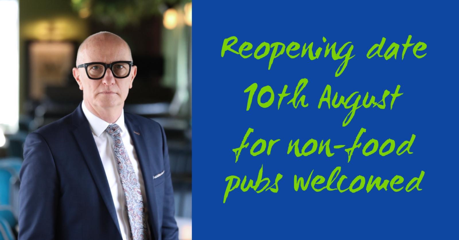 WET LED NON FOOD PUBS SECURE OPENING DATE - HU WELCOMES DATE FOR REOPENING OF ALL PUBS