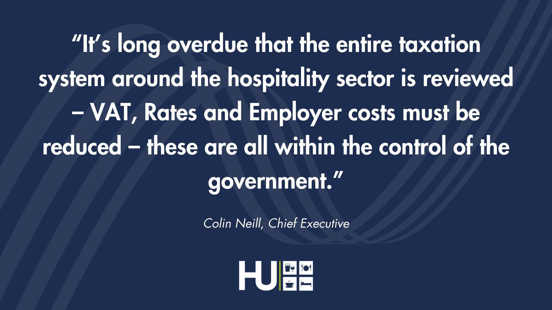 HOSPITALITY SECTOR BEING PRICED OUT OF EXISTENCE