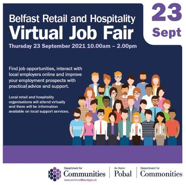 DFC TO HOLD BELFAST HOSPITALITY AND RETAIL VIRTUAL JOB FAIR