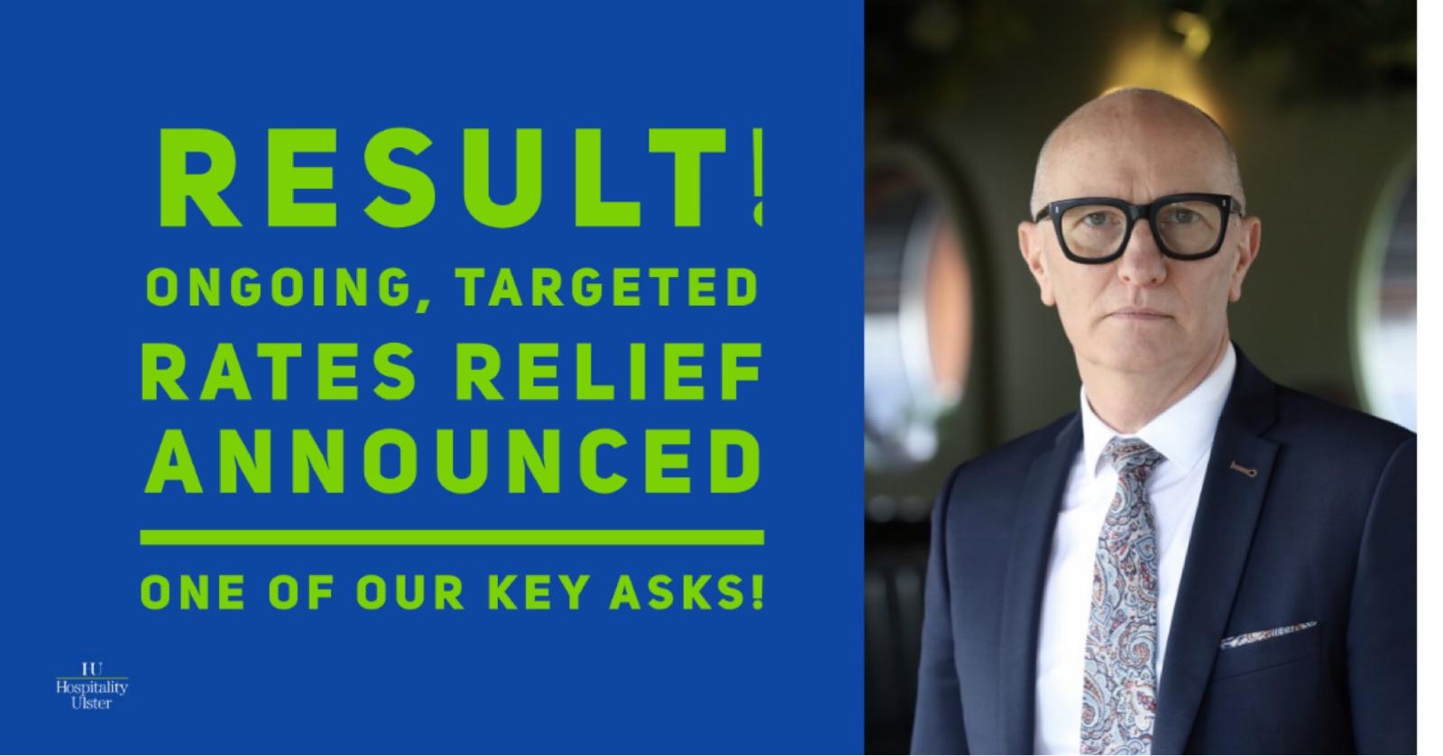 RESULT AS ONGOING TARGETED RATES RELIEF ANNOUNCED