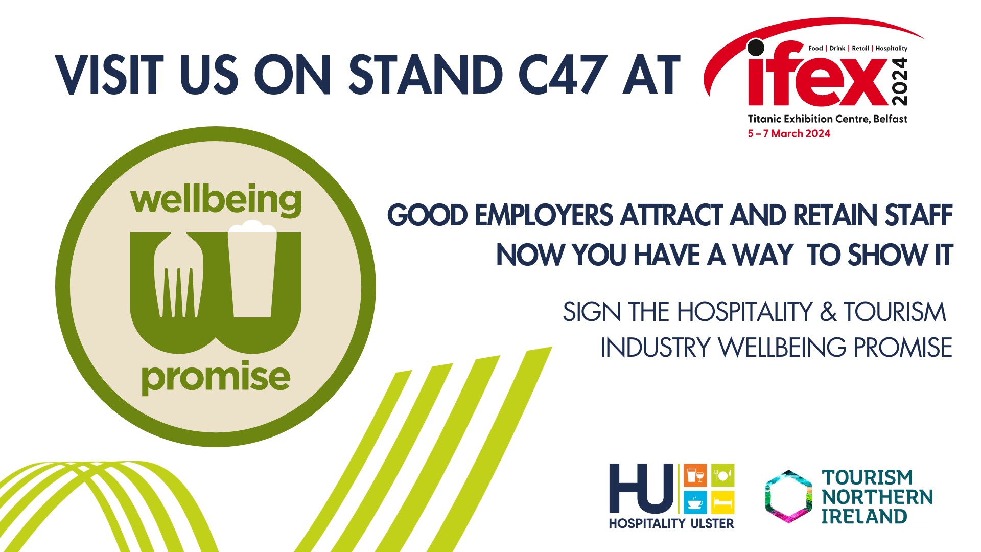 VISIT US AT IFEX AND SIGN THE WELLBEING PROMISE 