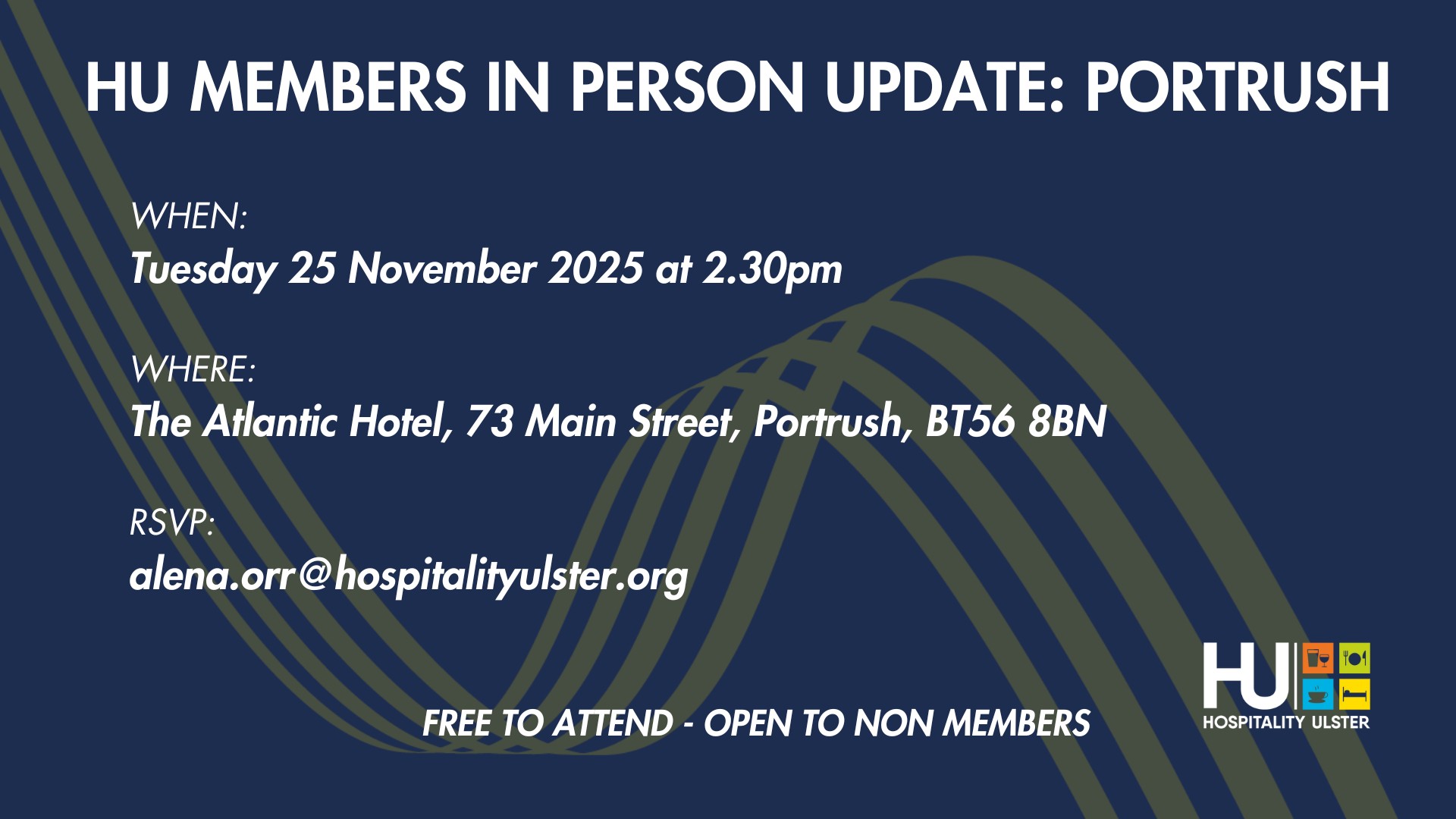 HU MEMBERS IN PERSON UPDATE PORTRUSH