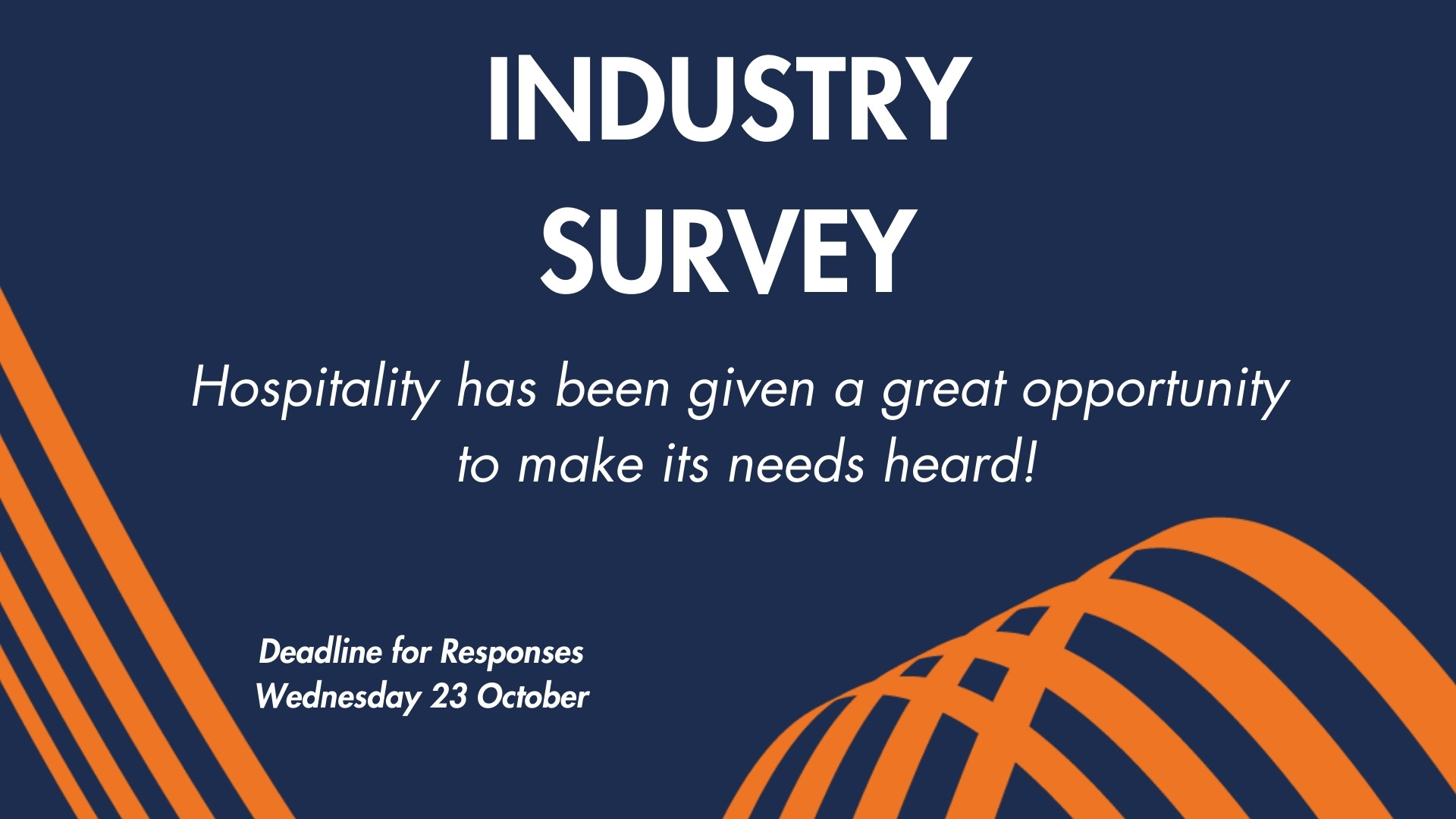 SHORT INDUSTRY SURVEY - HELP US TO HELP YOU